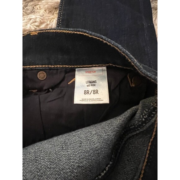 Express Dark Wash Denim Jean Legging 8R - Picture 4 of 4